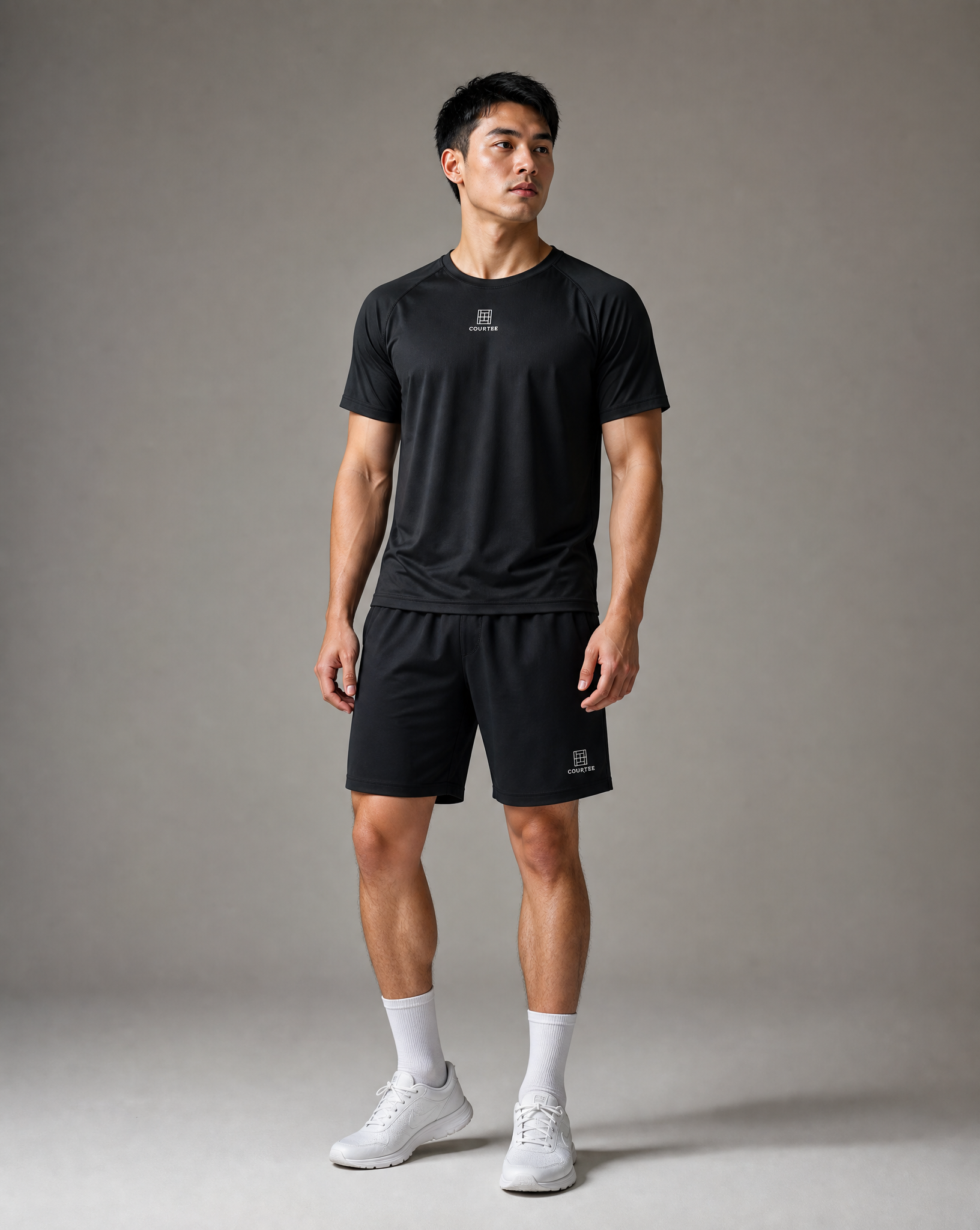 Camiseta deportiva Motion Negro hombre