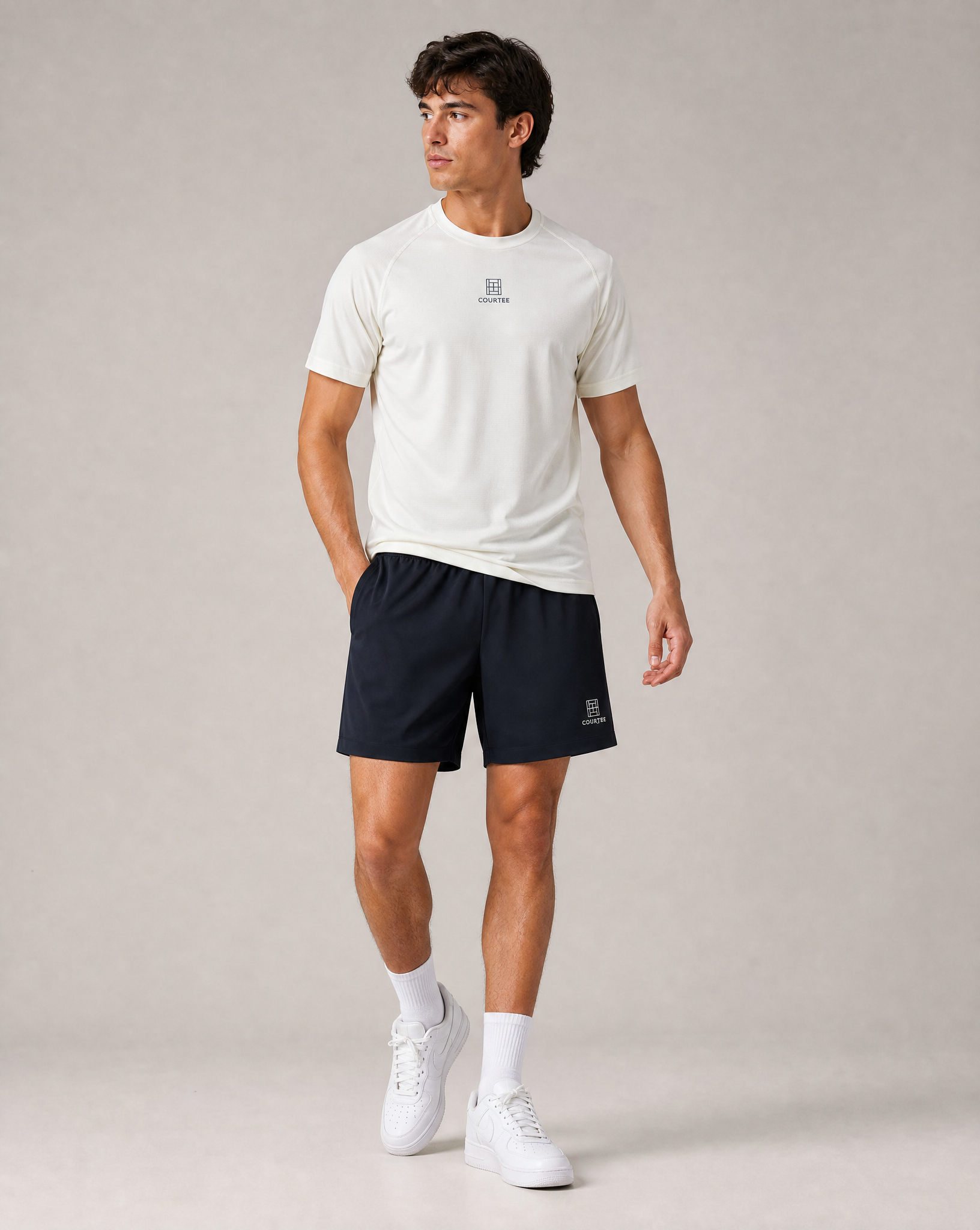 Camiseta deportiva Motion Blanca hombre