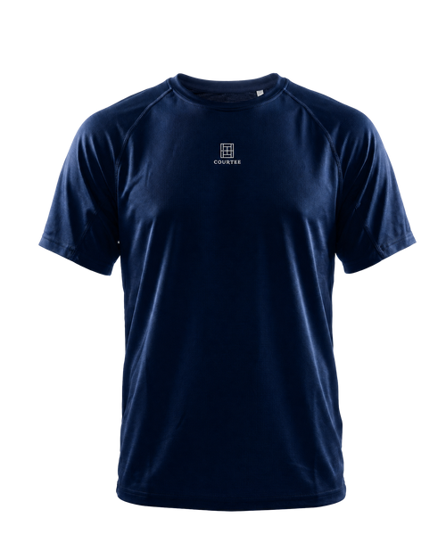 Camiseta deportiva Motion Azul Marino mujer