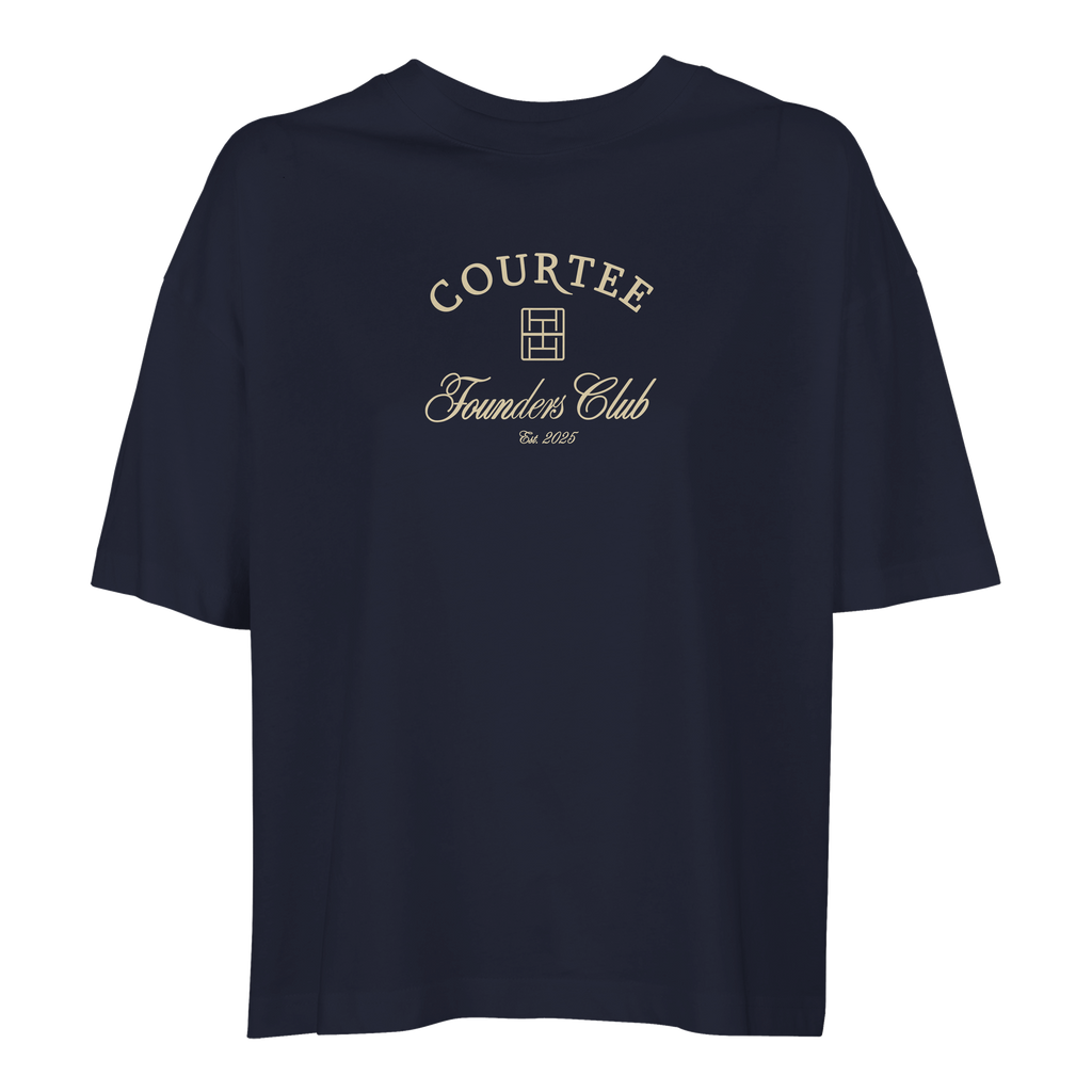 Camiseta Oversize Courtee Founders Club woman