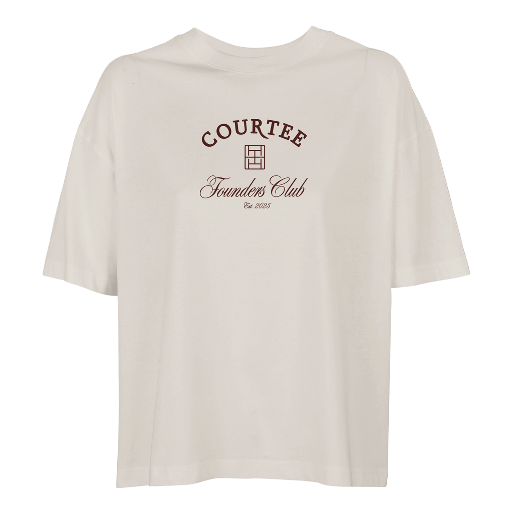 Camiseta Oversize Courtee Founders Club woman