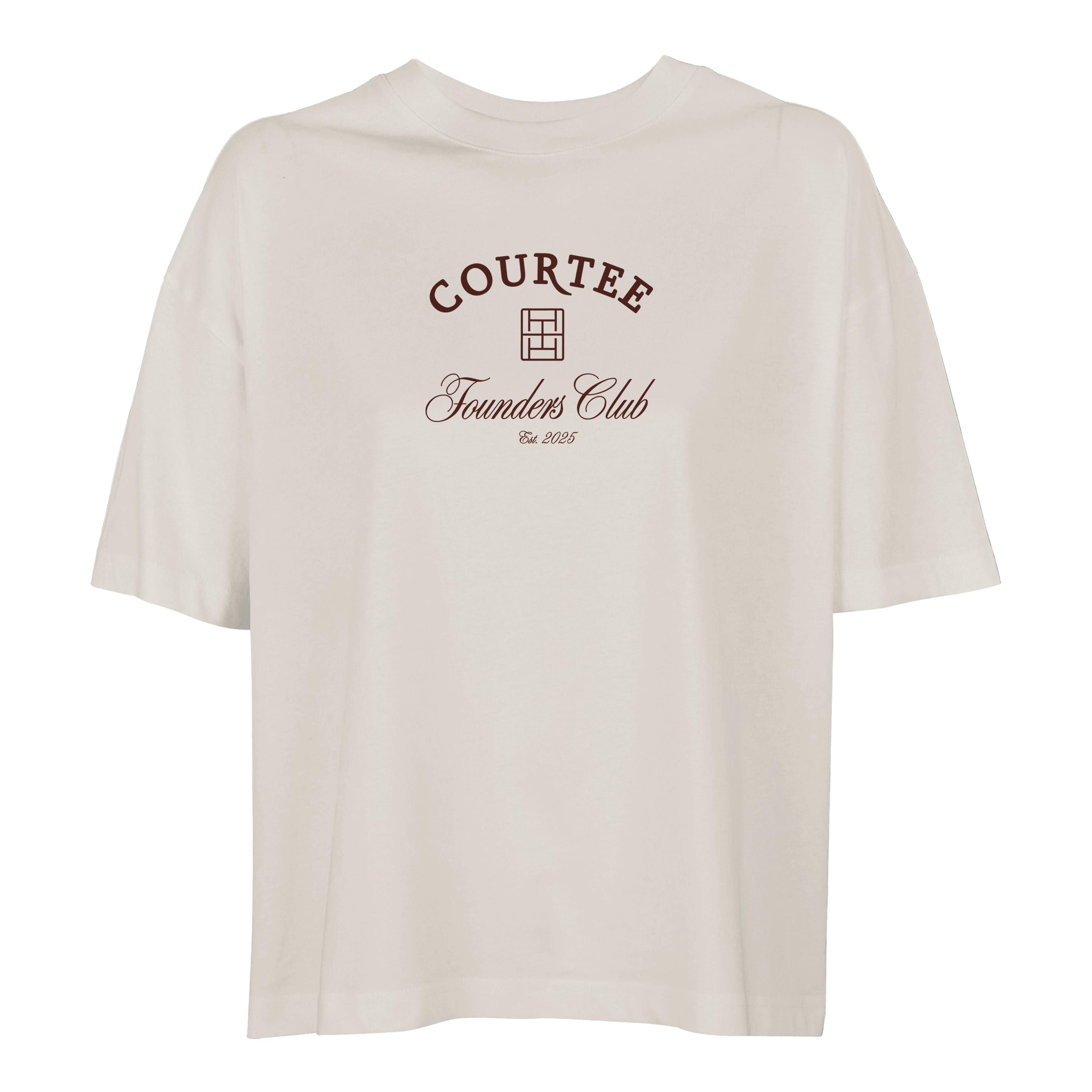 Camiseta Oversize Courtee Founders Club woman