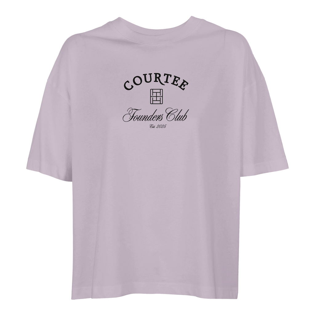 Camiseta Oversize Courtee Founders Club woman